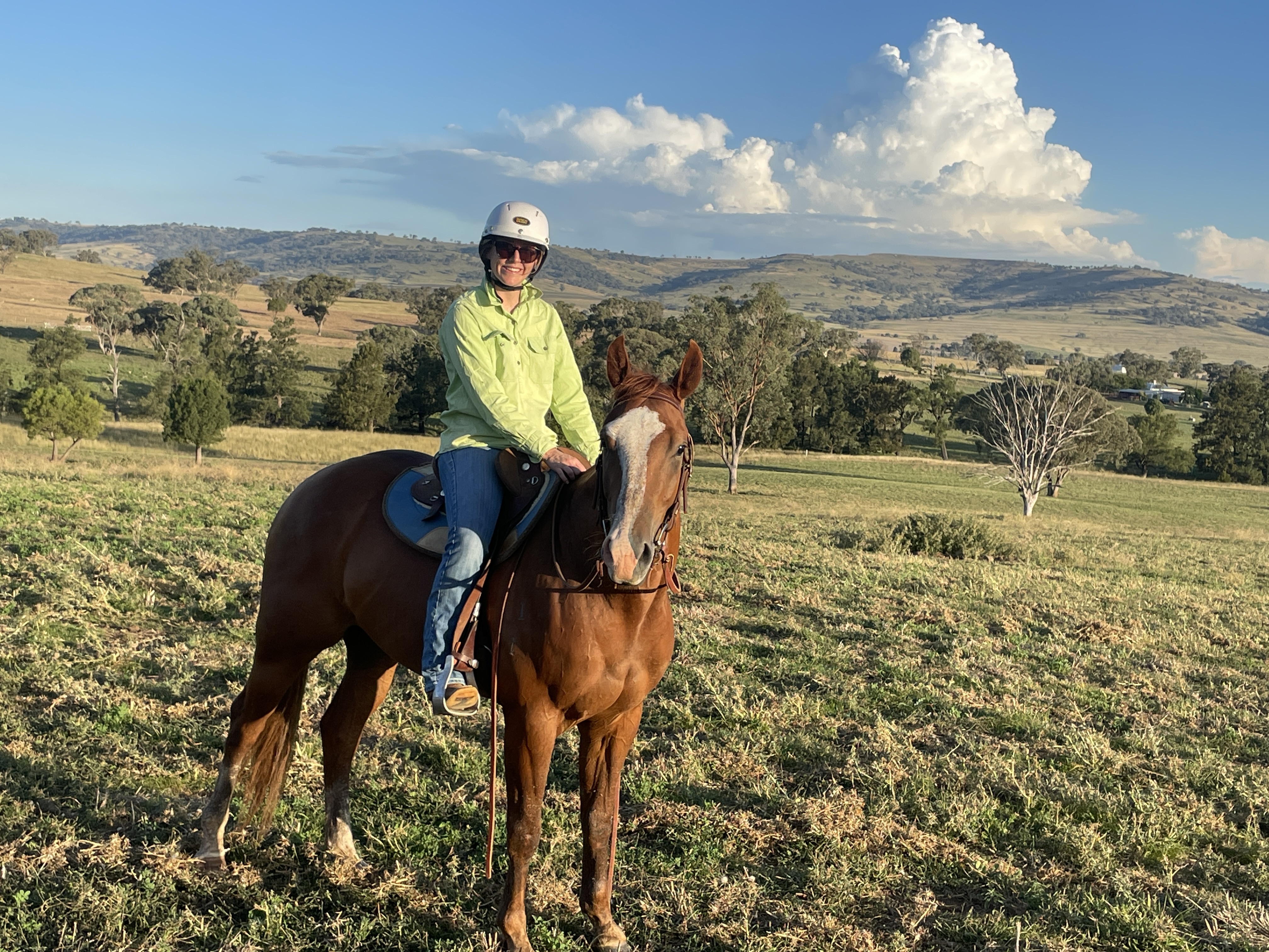 Bec At Her Parents’ Sheep And Cattle Property